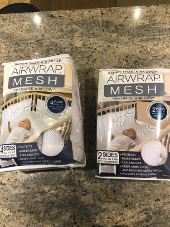 Airwrap mesh for cots