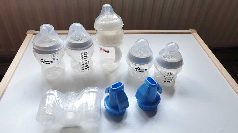 Assorted bottles