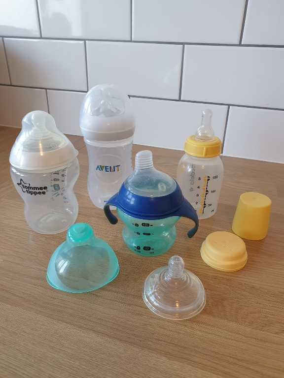 Assortment of bottles