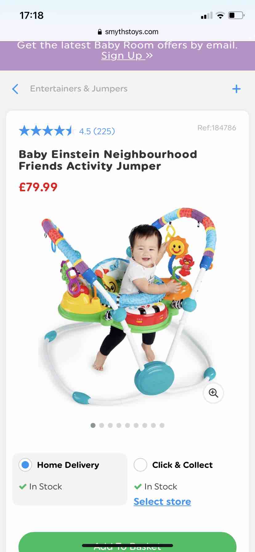Baby Einstein jumper