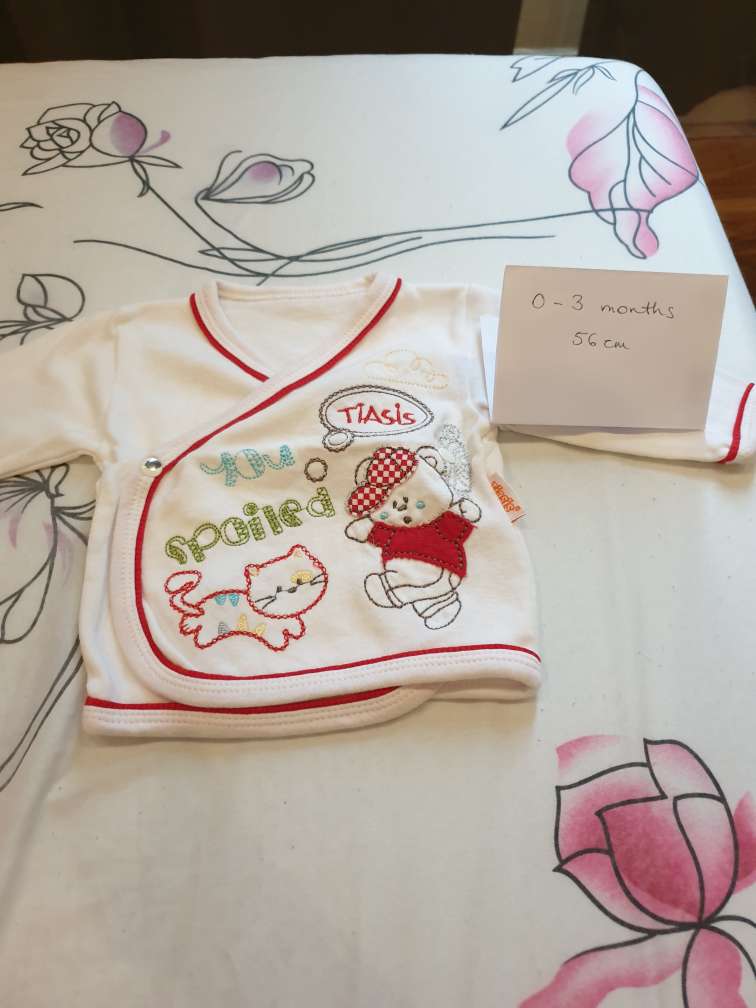 Baby girl clothes, used 1-2 times