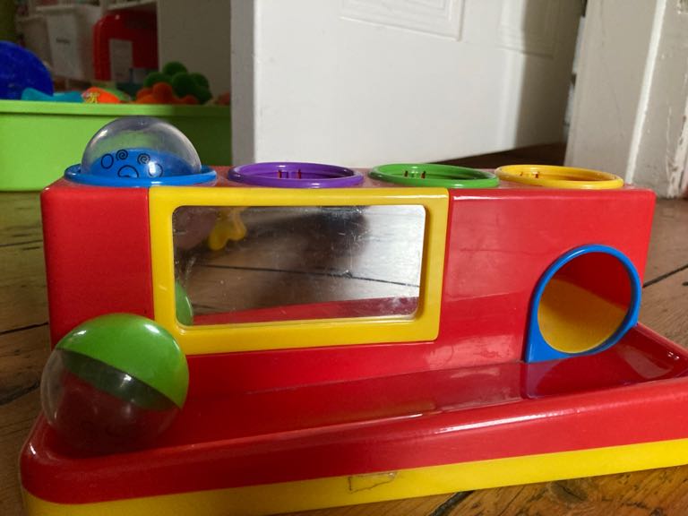 Baby/toddler ball-in-hole toy