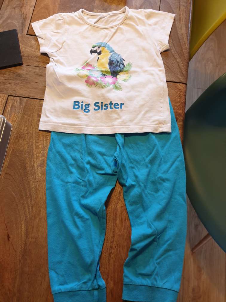 Big Sister T-shirt and bottoms set