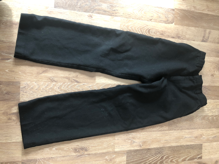 Black school uniform trousers7-8 years