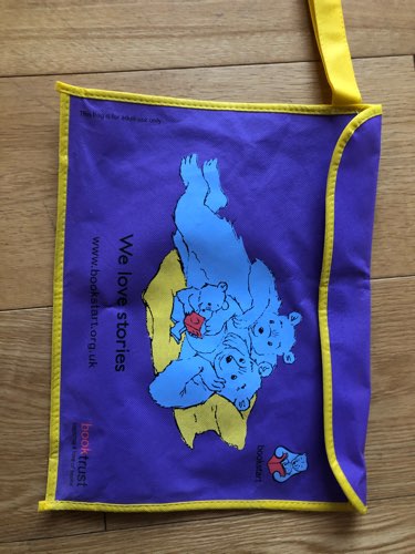 book reading bag