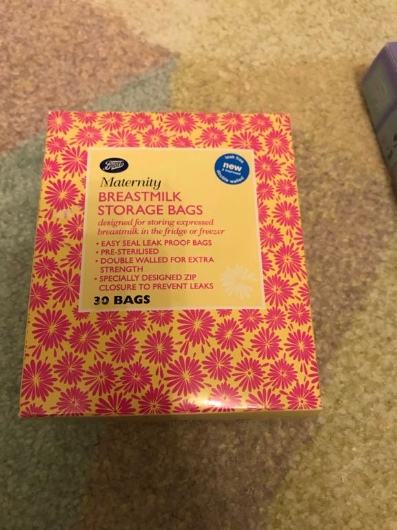 Breastmilk storage bags
