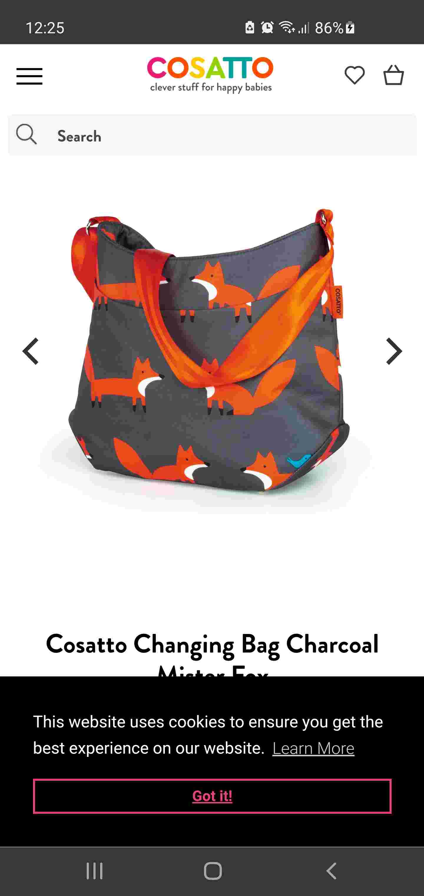 Changing bag