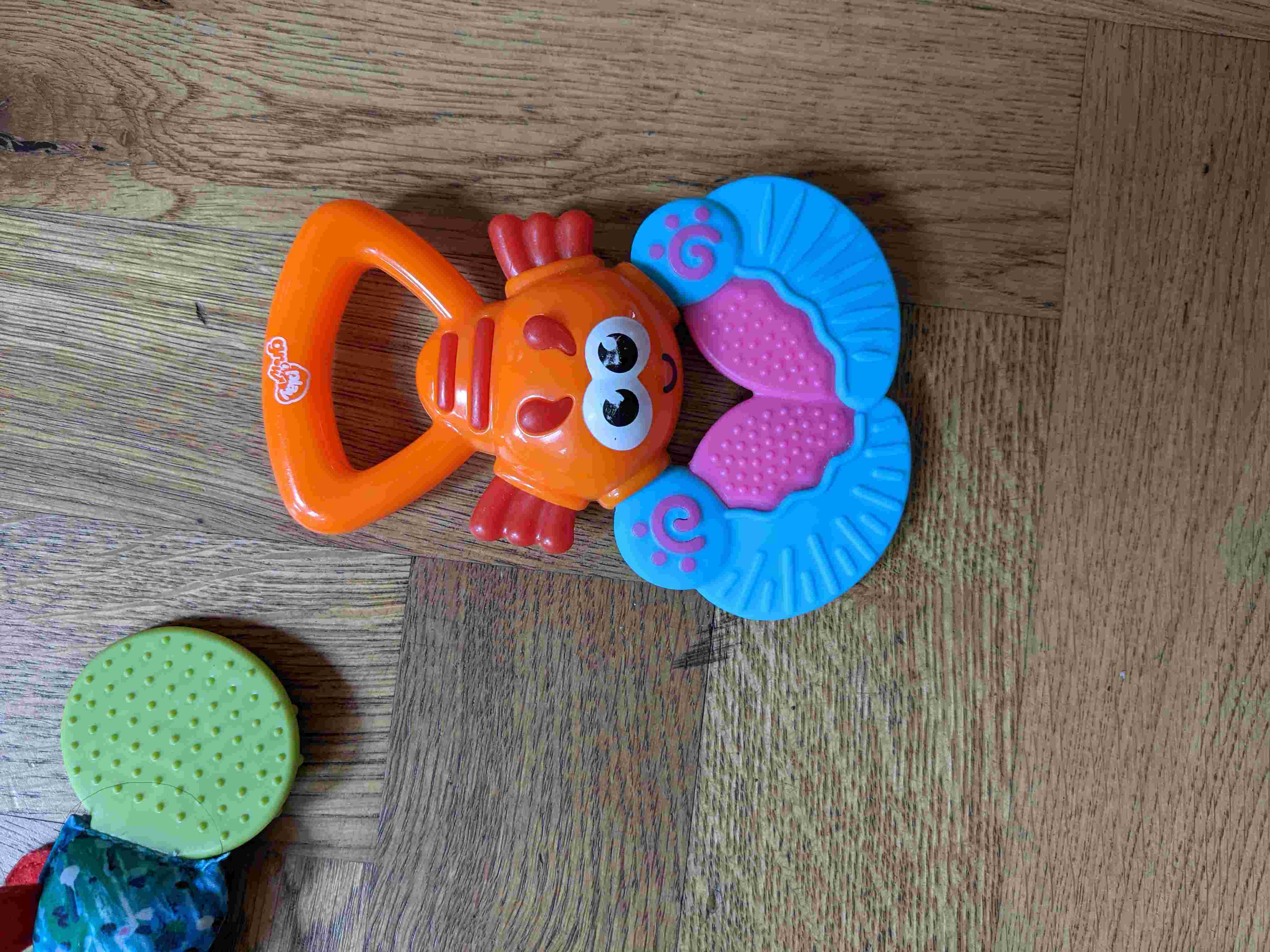 Crab teether toy