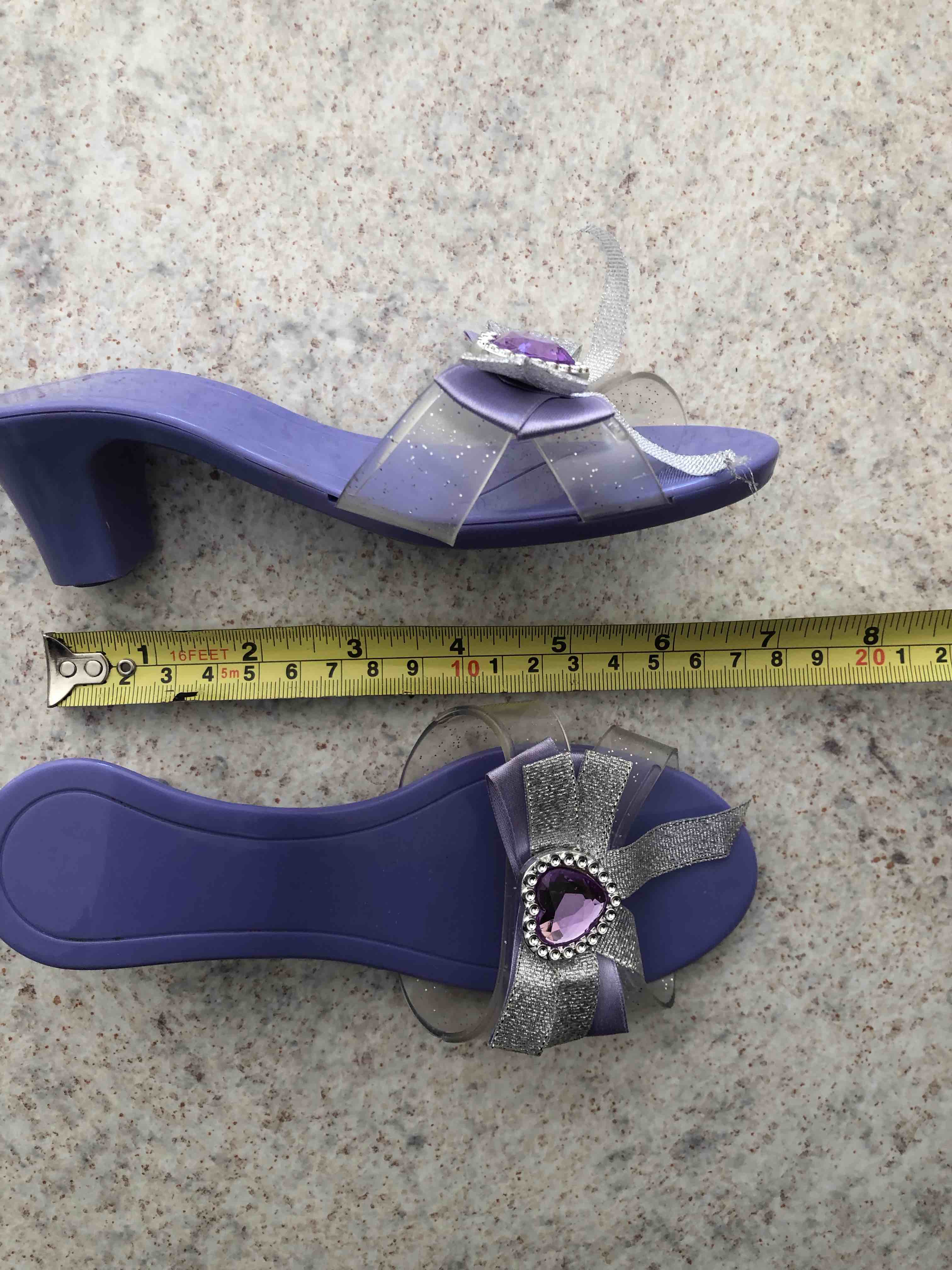Fabulous princess shoes - plastic, heel
