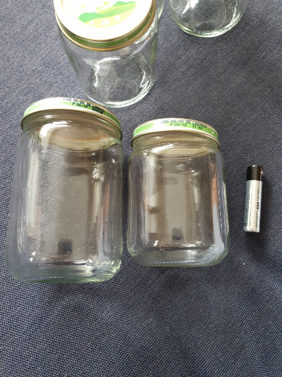 Glass jars