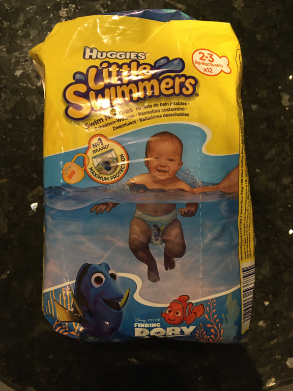 Huggies swim nappies. Size 2-3