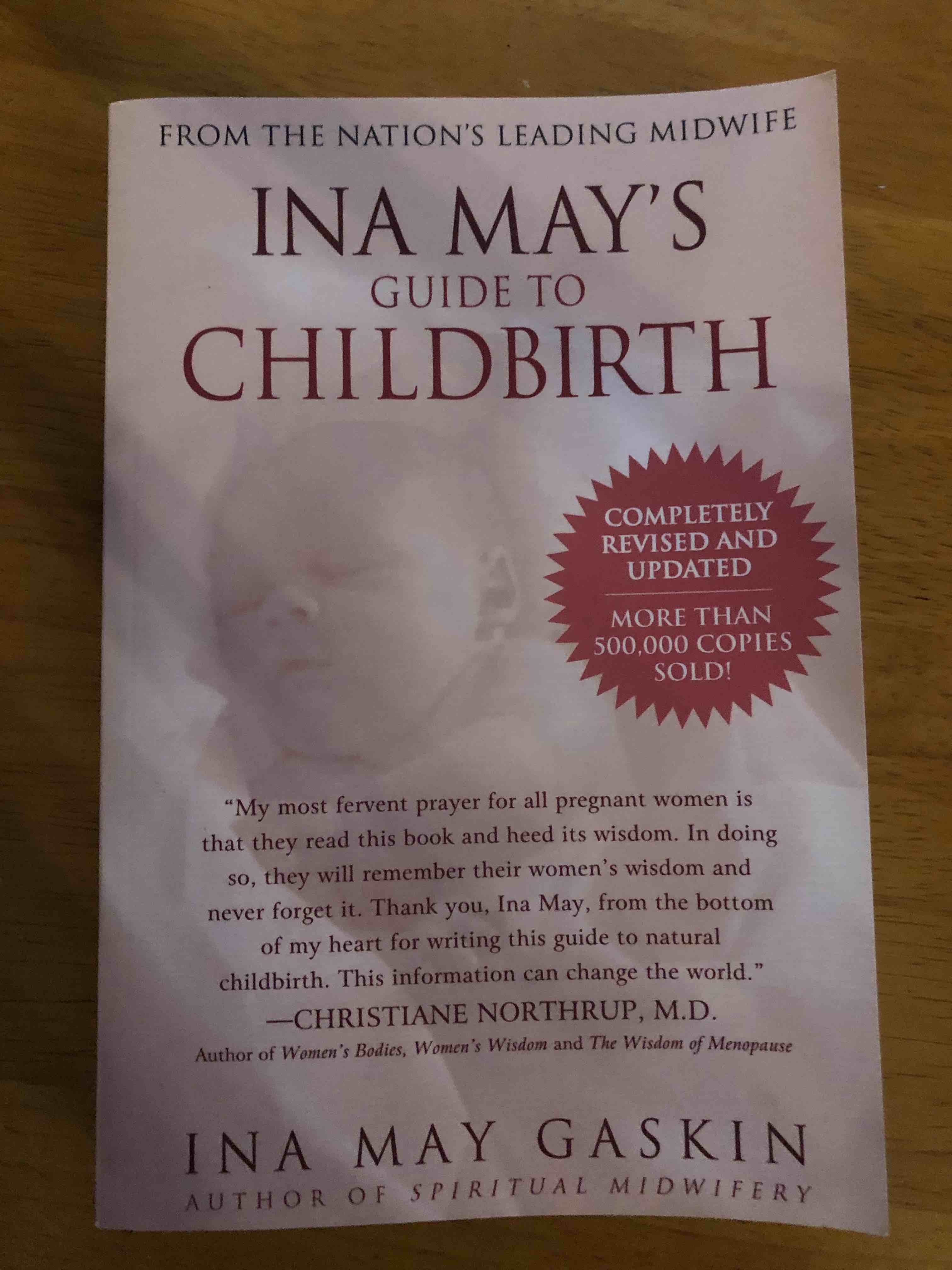 Ina May’s guide to Childbirth book