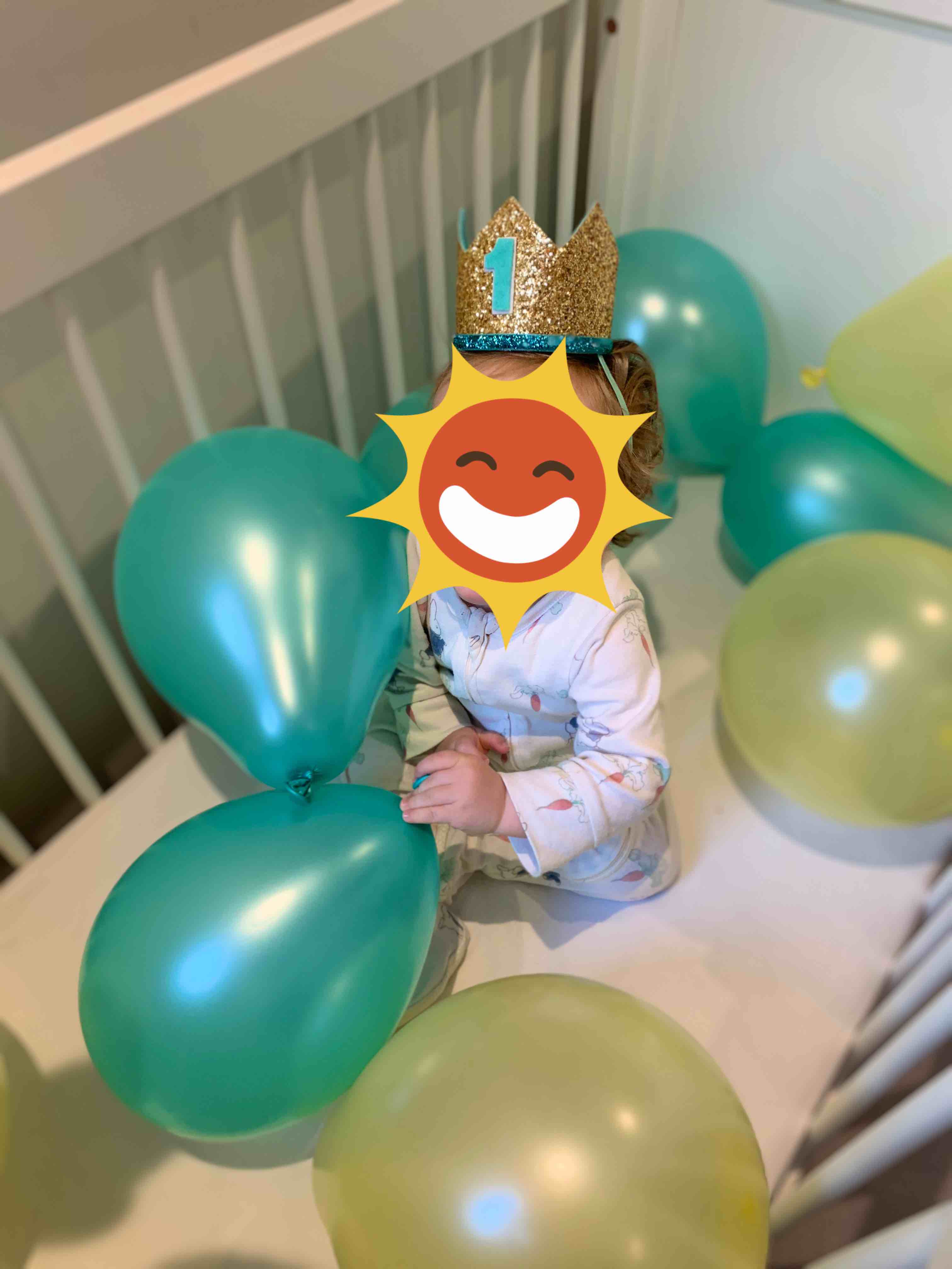 Inflated balloons