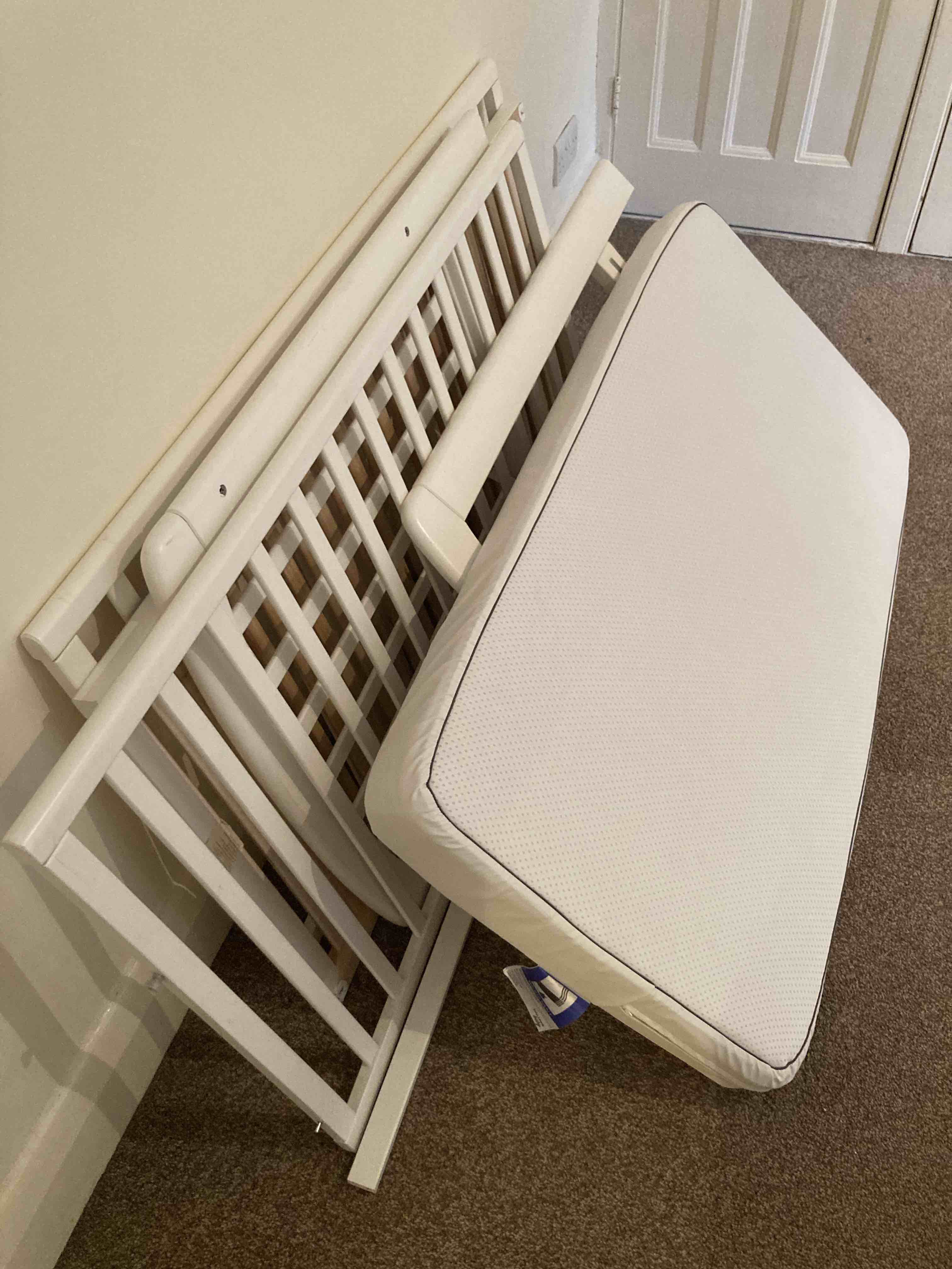 John Lewis drop side cot