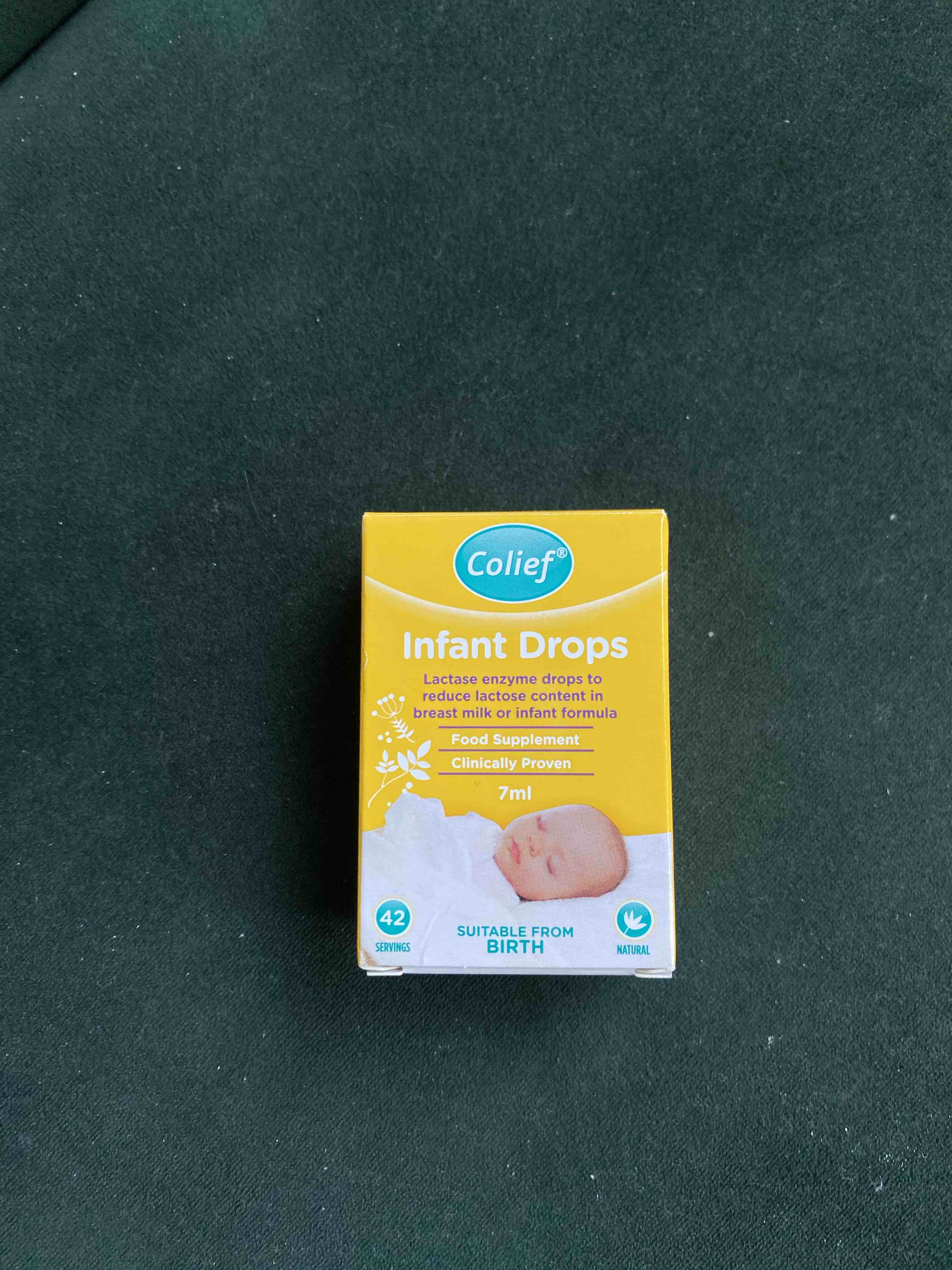 Lactase enzyme drops
