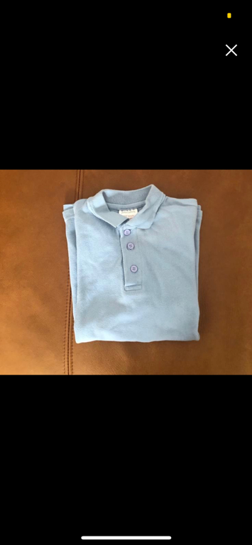 Light blue polo shirt 10 years