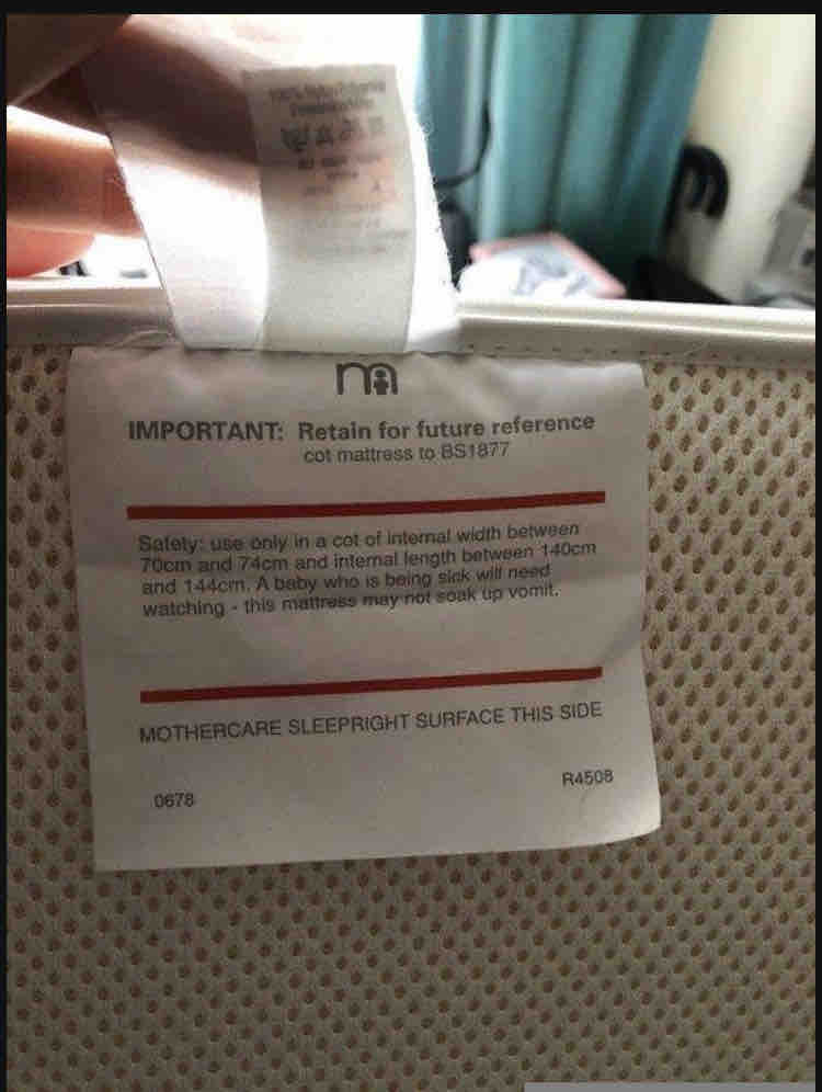 Mothercare mattress