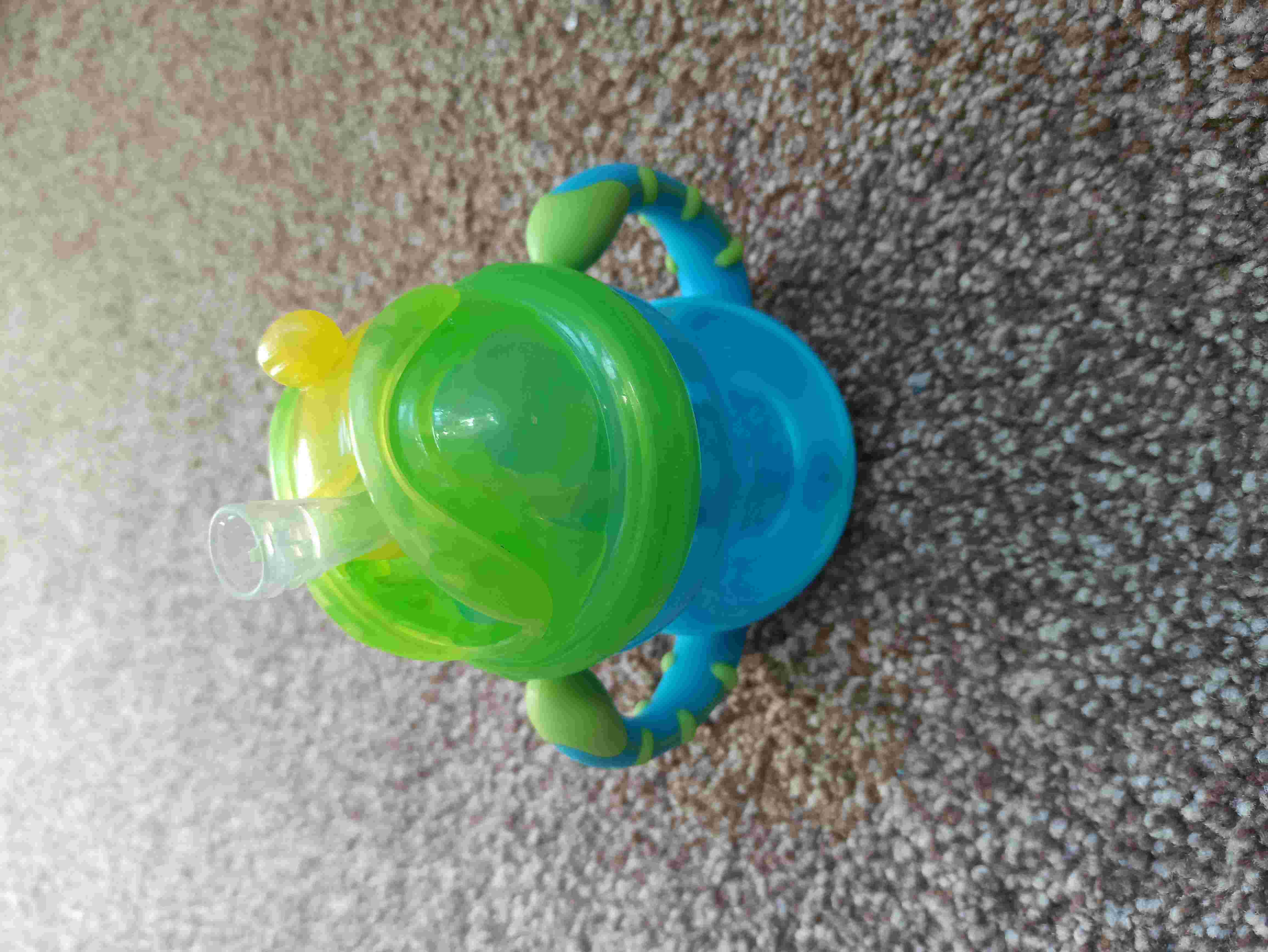 Nuby non spill bottle.