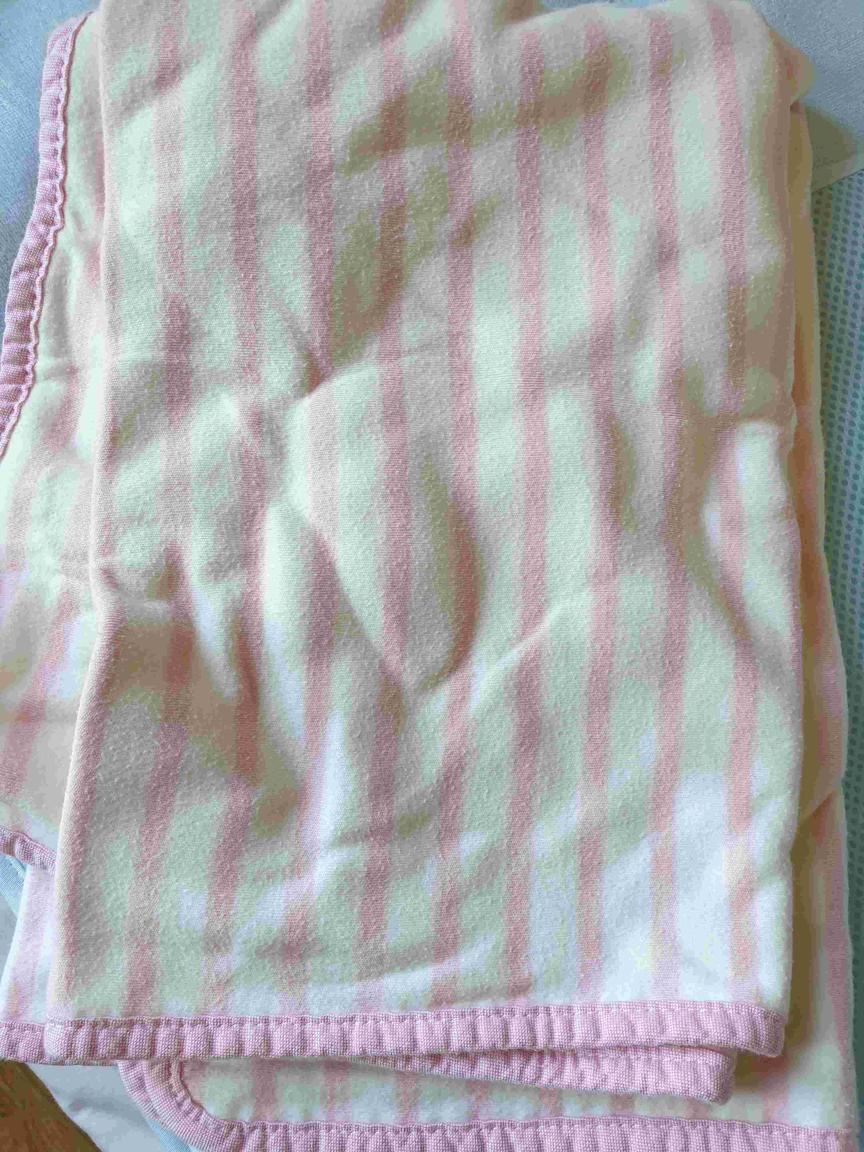 Pink baby blanket