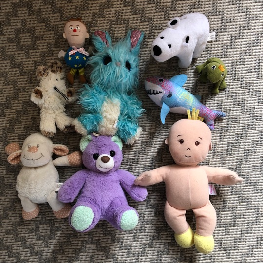 Selection of soft toys