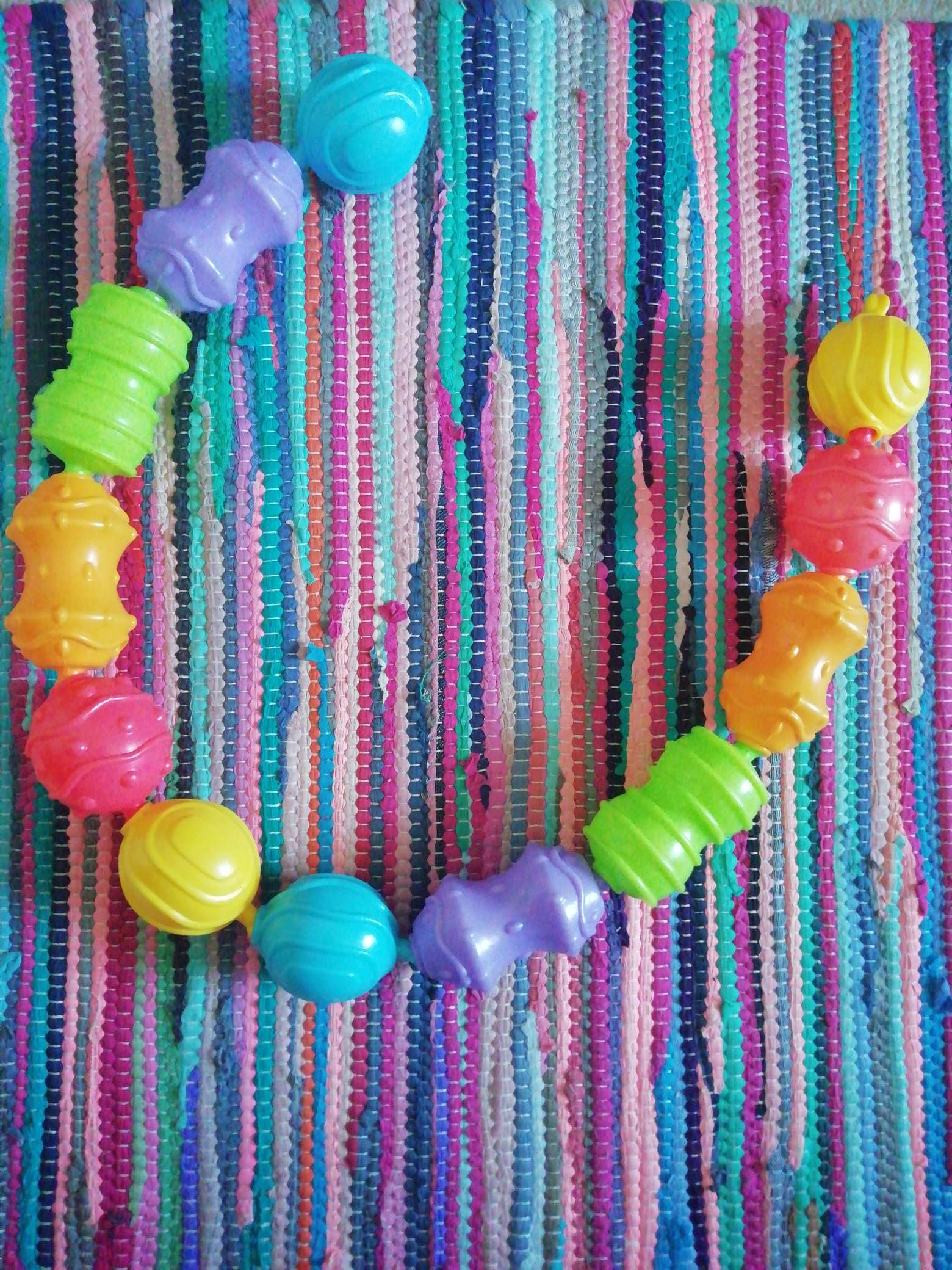 Sensory, interconnecting toy