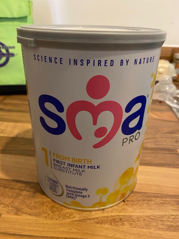 SMA baby formula: unopened