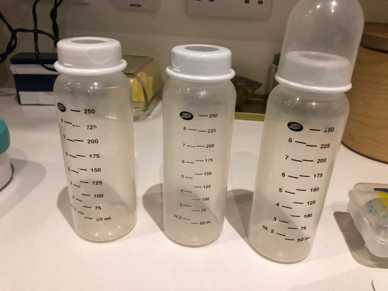 Three boots bottles