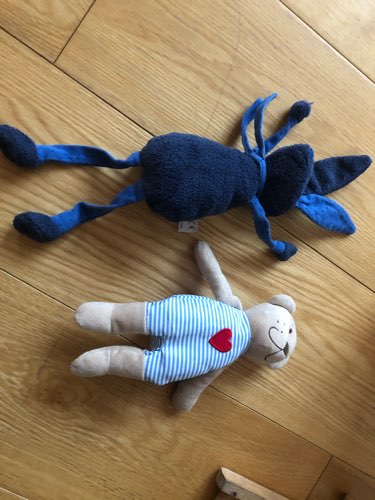 two soft toys
