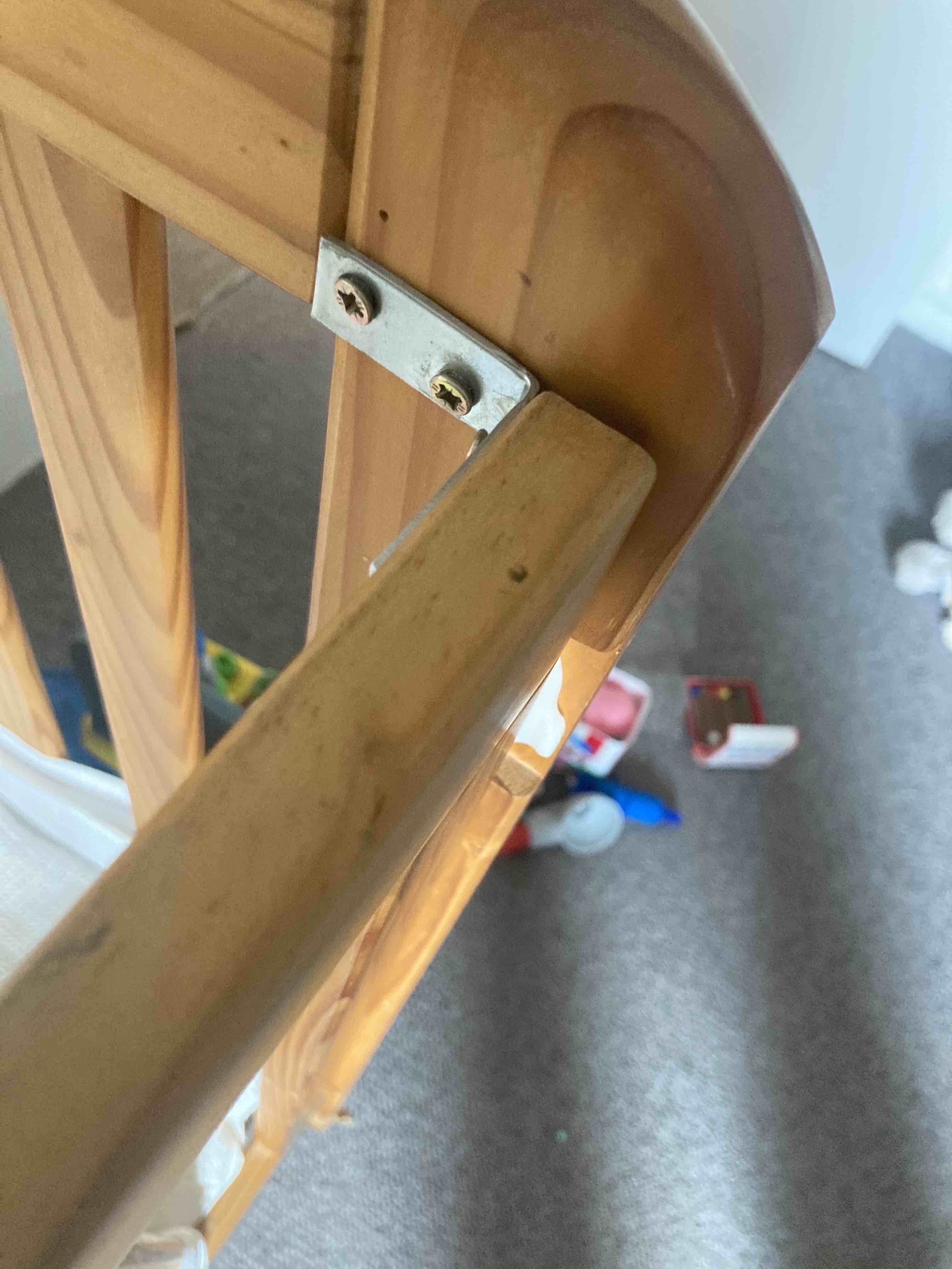 Wooden mothercare cot
