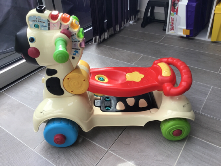 Zebra ride on toy